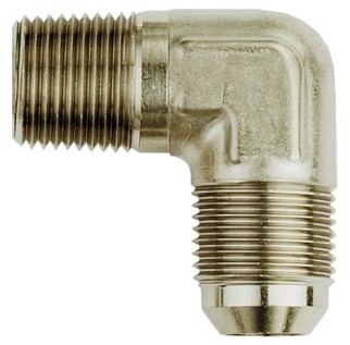 -10 AN To 1/2" NPT 90 Degree Fitting - Click Image to Close